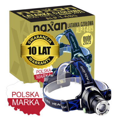 OCZEKUJEMY NA DOSTAWĘ Profesjonalna latarka czołowa ALP-T-485