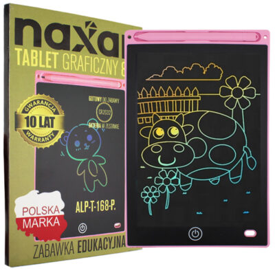 TABLET Graficzny  8,5" NAXAN ALP-T-168-P różowy