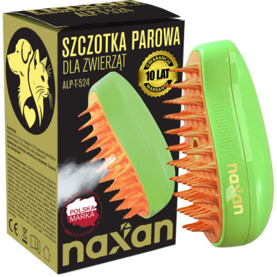 Szczotka Parowa Naxan dla zwierząt - elektryczna USB ALP-T-524