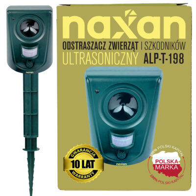 Odstraszacz ogrodowy Naxan ALP-T-198 czujnikiem ruchu model 2026